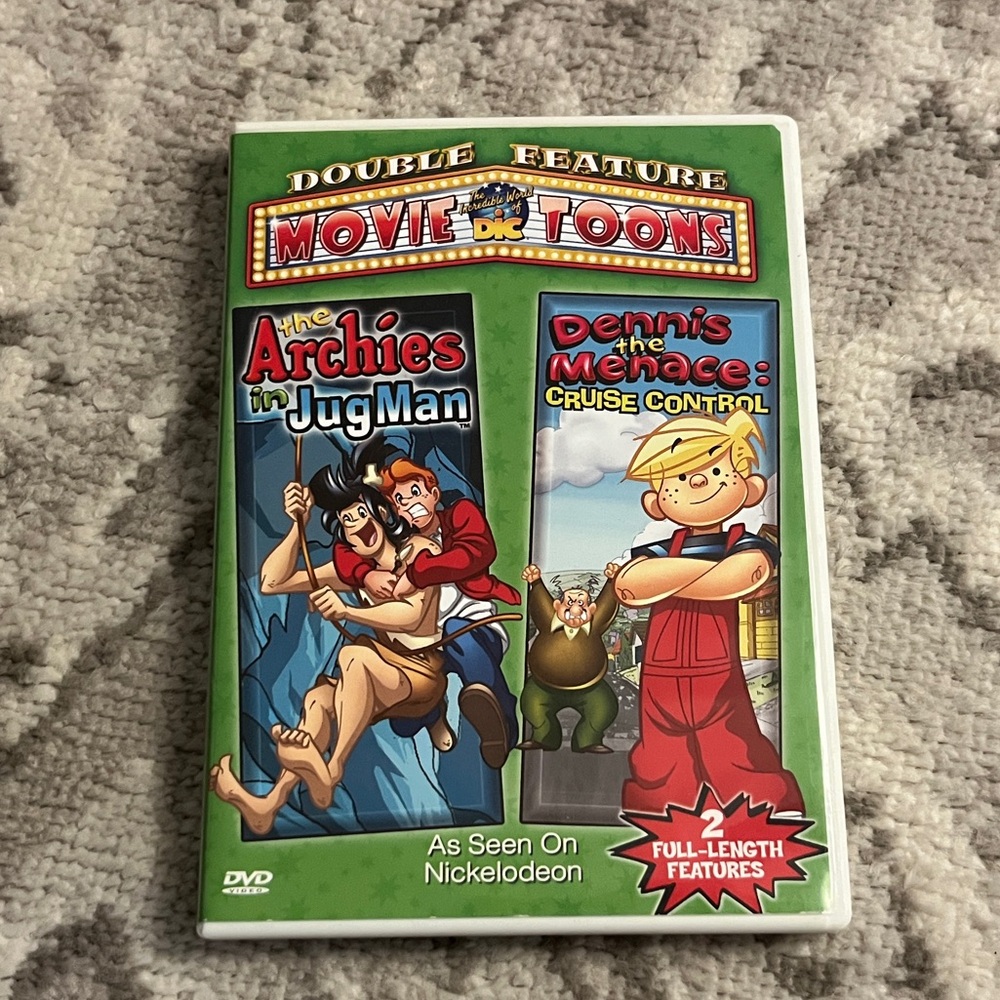Nickelodeon Movie Toons Double Feature DVD - Archie Denis the menace